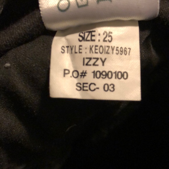 Joes Jeans Black Ripped Knees - Picture 2 of 3